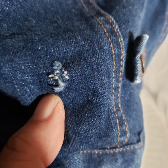 Vintage Daniel Brand Over Sized Blue Denim Jacket - Picture 8 of 11